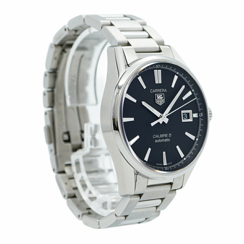 泰格豪雅卡萊拉系列 WAR211A-1 黑色錶盤男士手錶-3