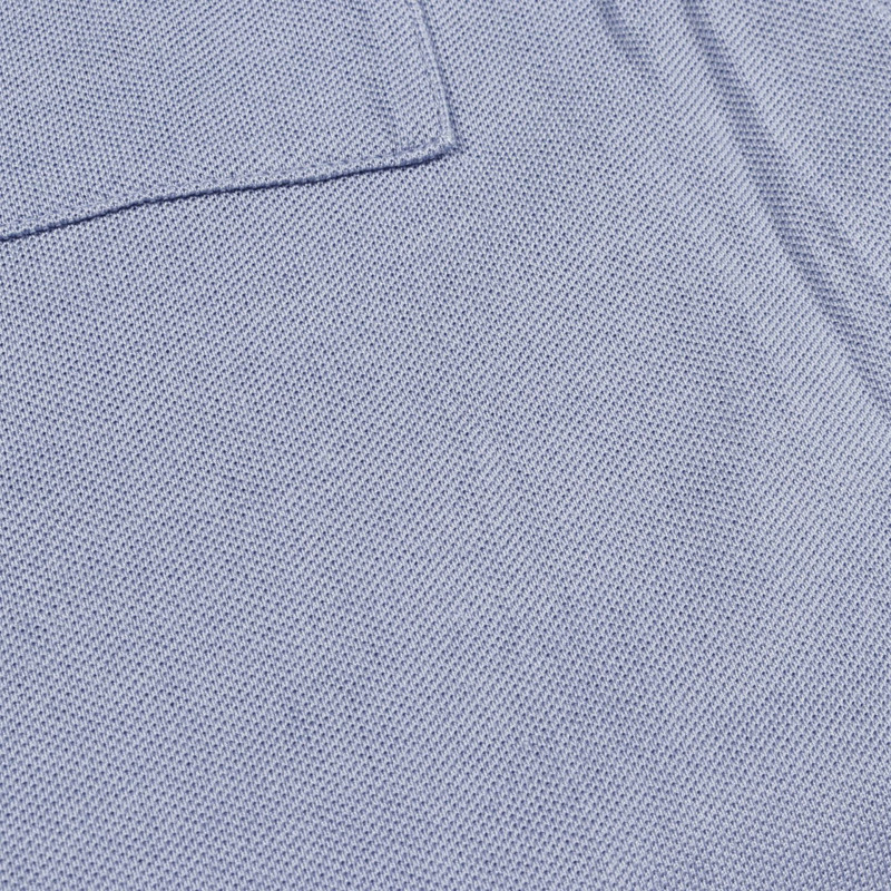 HERMES H 刺繡口袋 T 卹上衣棉藍色二手男款尺寸 M-5