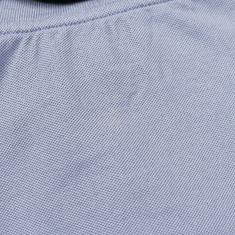 HERMES H 刺繡口袋 T 卹上衣棉藍色二手男款尺寸 M-8