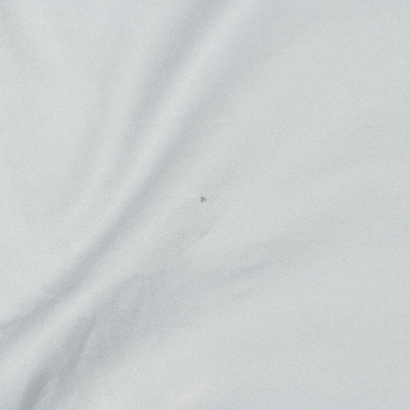 愛馬仕無領女襯衫,法式袖,棉質,藍色,二手,女款 #34-4