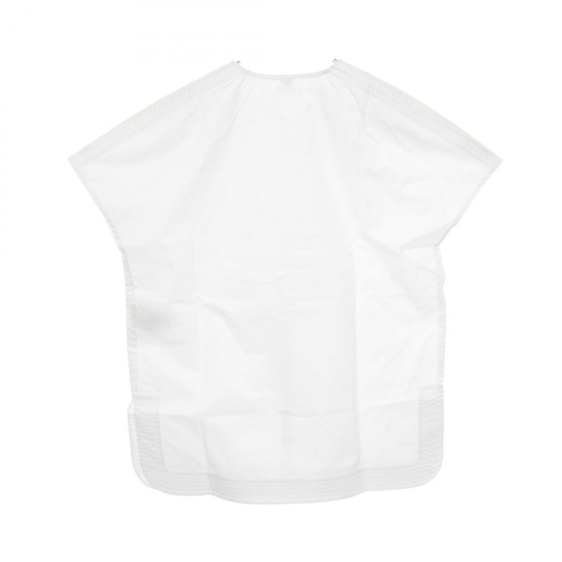 HERMES 女襯衫上衣 棉質 白色 二手 #38-1