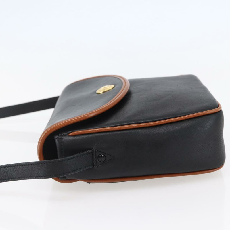 【日本直送】CELINE 黑色金色皮革肩背包 正品 ep11125-2