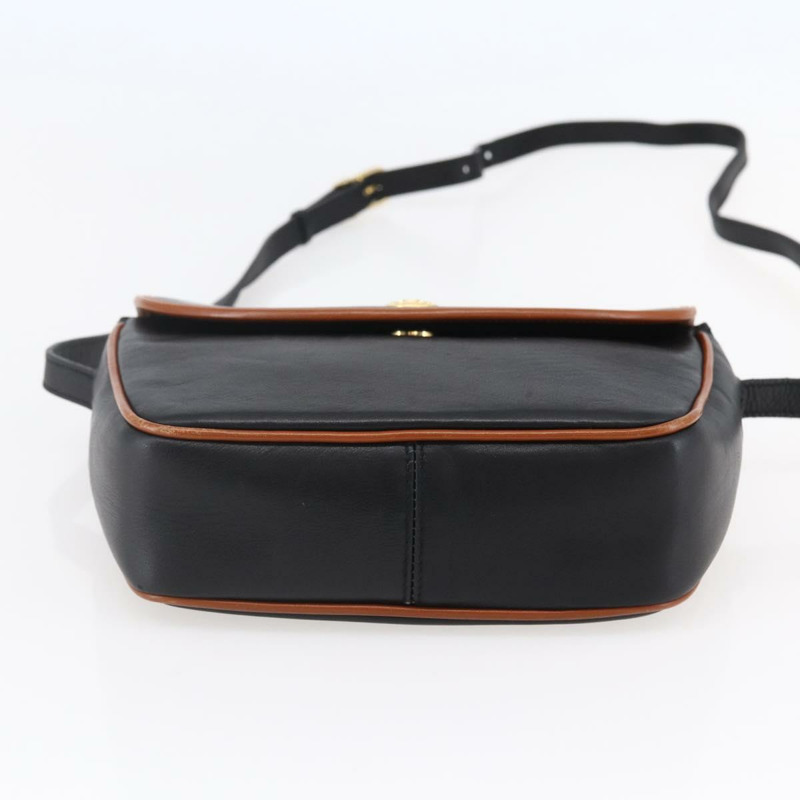 【日本直送】CELINE 黑色金色皮革肩背包 正品 ep11125-4