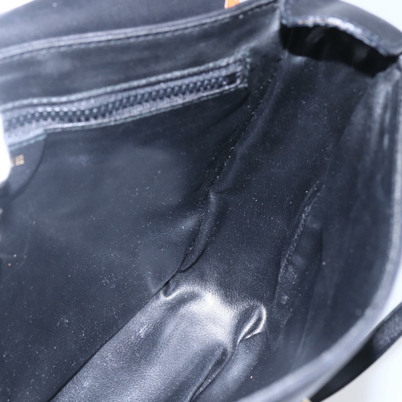 【日本直送】CELINE 黑色金色皮革肩背包 正品 ep11125-18