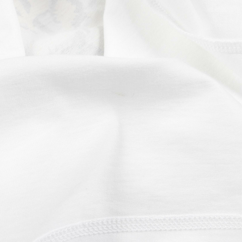 愛馬仕 Cartouche della Cavalleria T恤衫 純棉 白色 棕色 女款 #34-4