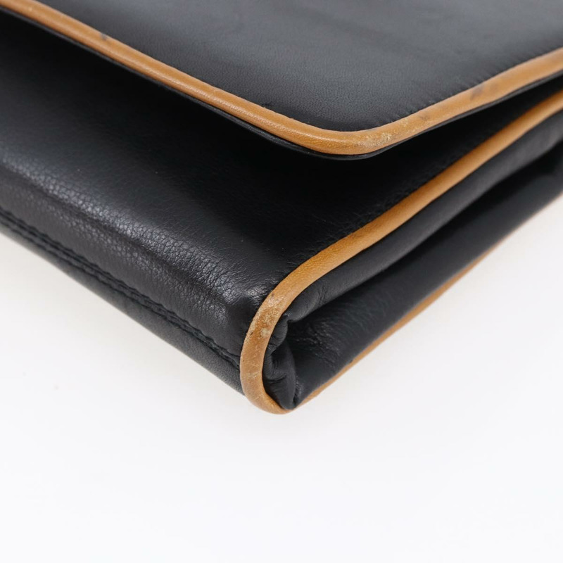 【日本直送】CELINE 黑色金色皮革肩背包 正品 ep11037-8