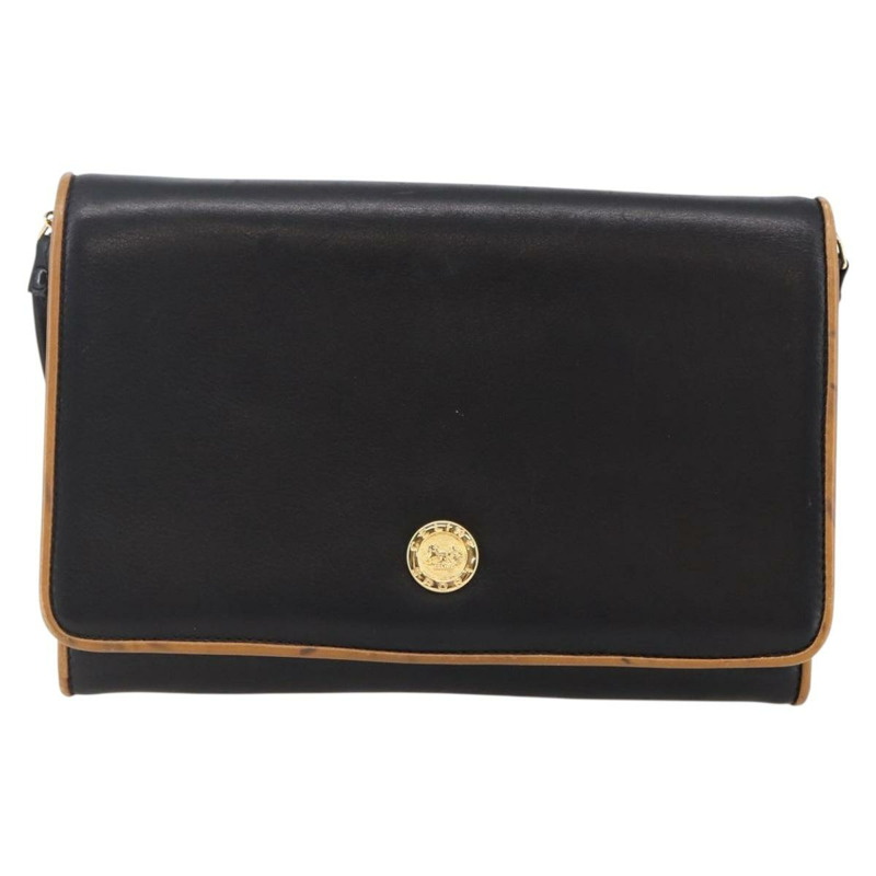 【日本直送】CELINE 黑色金色皮革肩背包 正品 ep11037-12