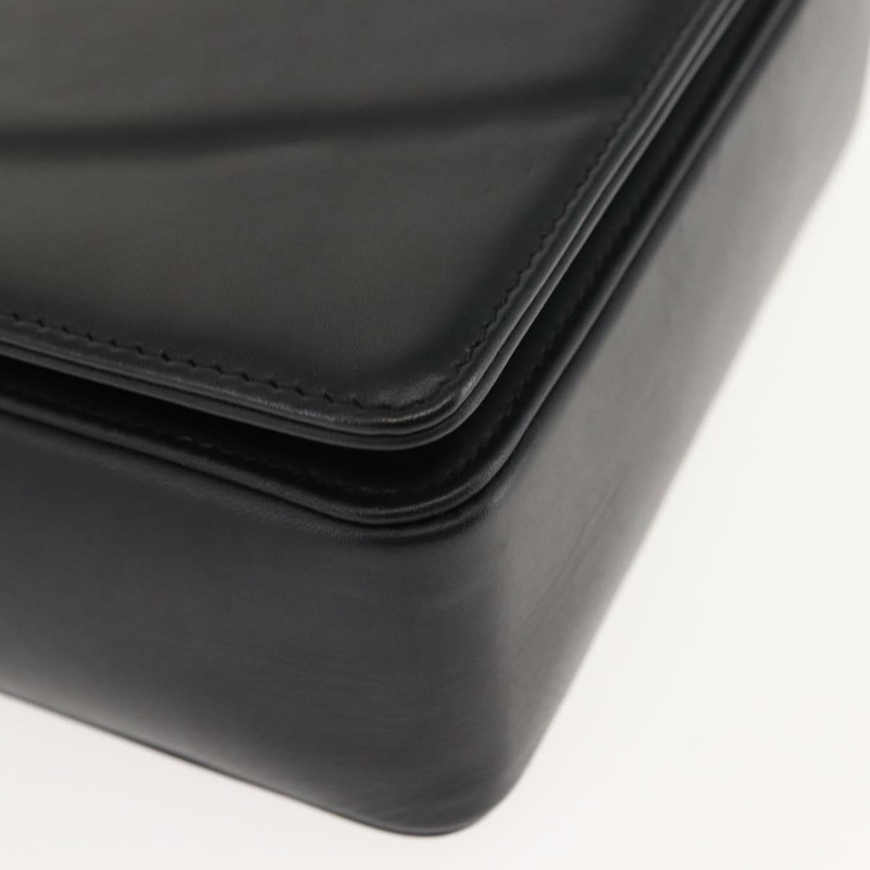 【日本直送】BALLY 鏈條單肩包 皮革 黑色 正品 BA6843-8