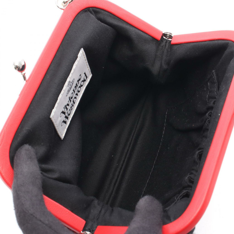 Vivienne Westwood 單肩包 S4B01000IWW00W1001 織物皮革 紅色灰色白色 二手 女款-2