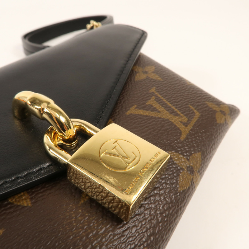 LOUIS VUITTON Monogram Padlock On Strap金扣手挽肩背兩用袋-9