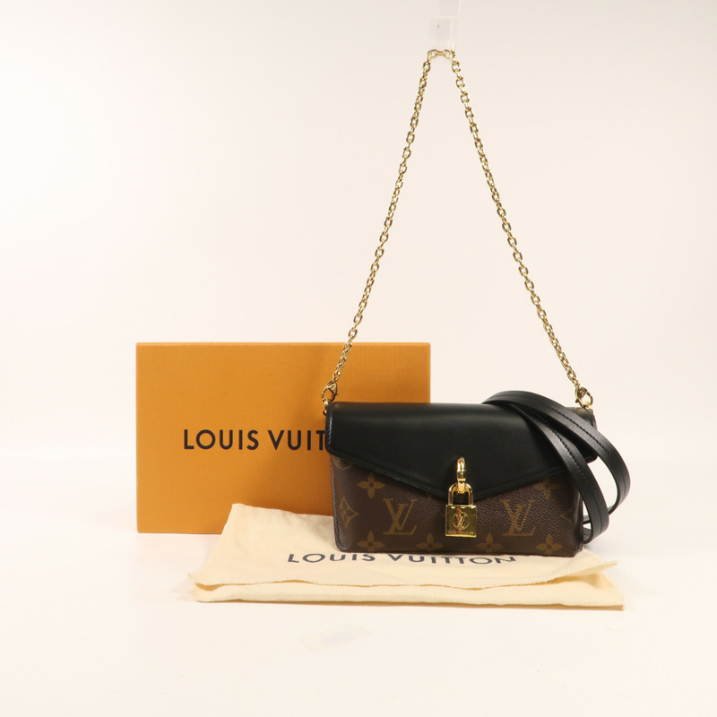 LOUIS VUITTON Monogram Padlock On Strap金扣手挽肩背兩用袋-12