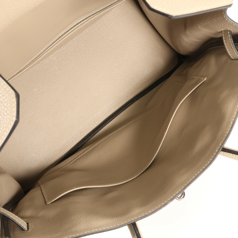 HERMES Clemence皮革Birkin 35銀扣手挽袋Trench-7