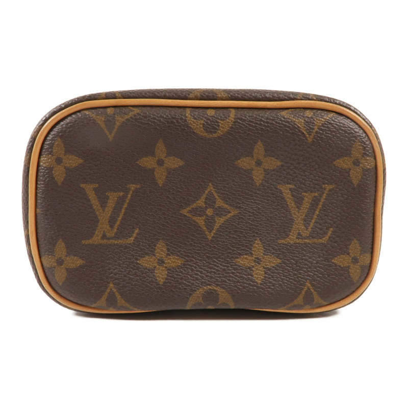 LOUIS VUITTON Monogram Nice Nano金扣化妝袋-3
