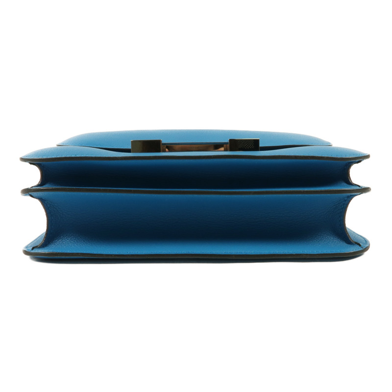 HERMES  Evercolor皮革Constance 24銀扣肩背袋-3