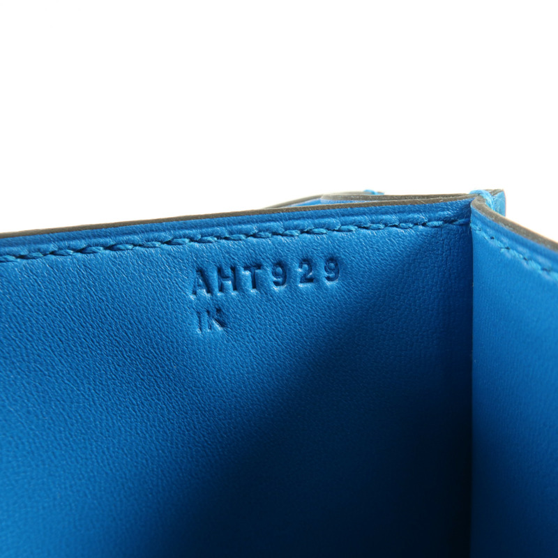 HERMES  Evercolor皮革Constance 24銀扣肩背袋-6