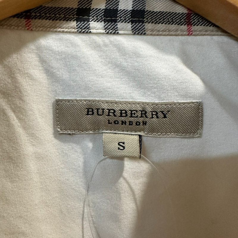 【美收精品】Burberry白色長袖襯衫 4-227-4