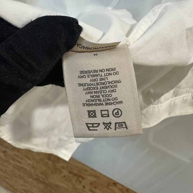 【美收精品】Burberry白色長袖襯衫 4-227-6