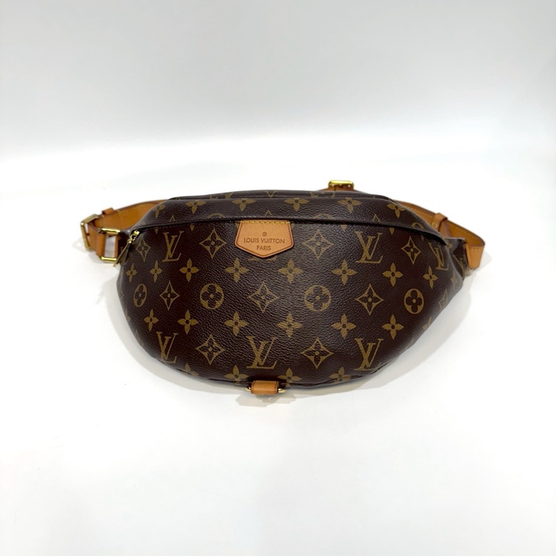 LV原花拉鍊胸口腰包M43644-0