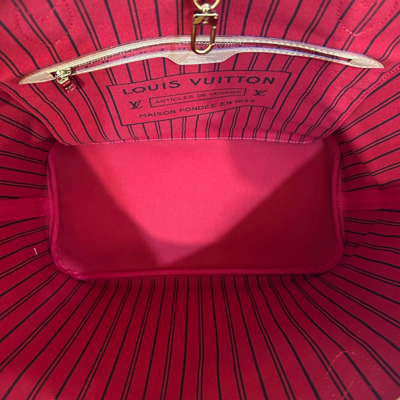 LV字紋NeverFull-中款肩背包/附小包-6