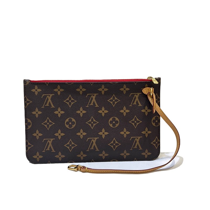 LV字紋NeverFull-中款肩背包/附小包-9