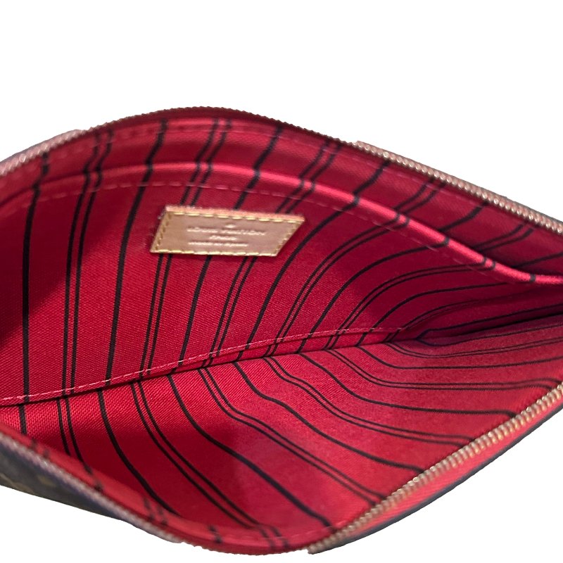 LV字紋NeverFull-中款肩背包/附小包-11