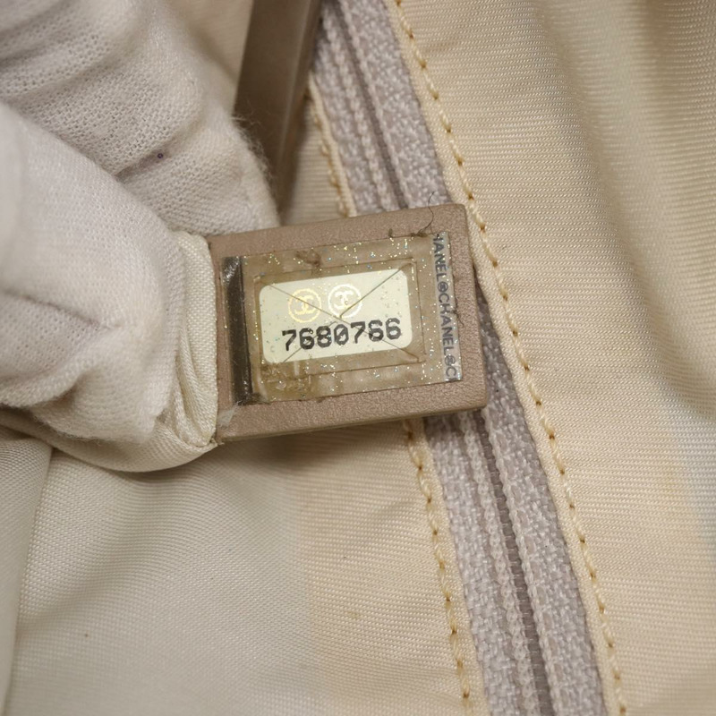 【日本直送】香奈兒 New Wave 手袋 帆布 粉紅色 銀色 CC 正品 ep11016-11