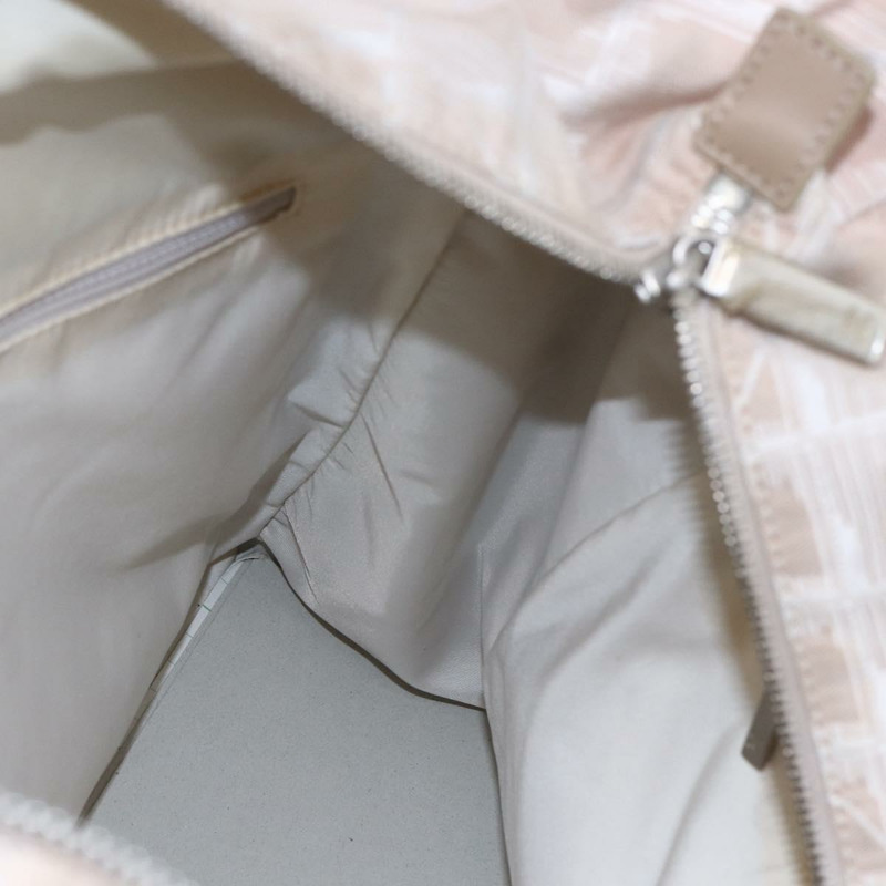 【日本直送】香奈兒 New Wave 手袋 帆布 粉紅色 銀色 CC 正品 ep11016-17