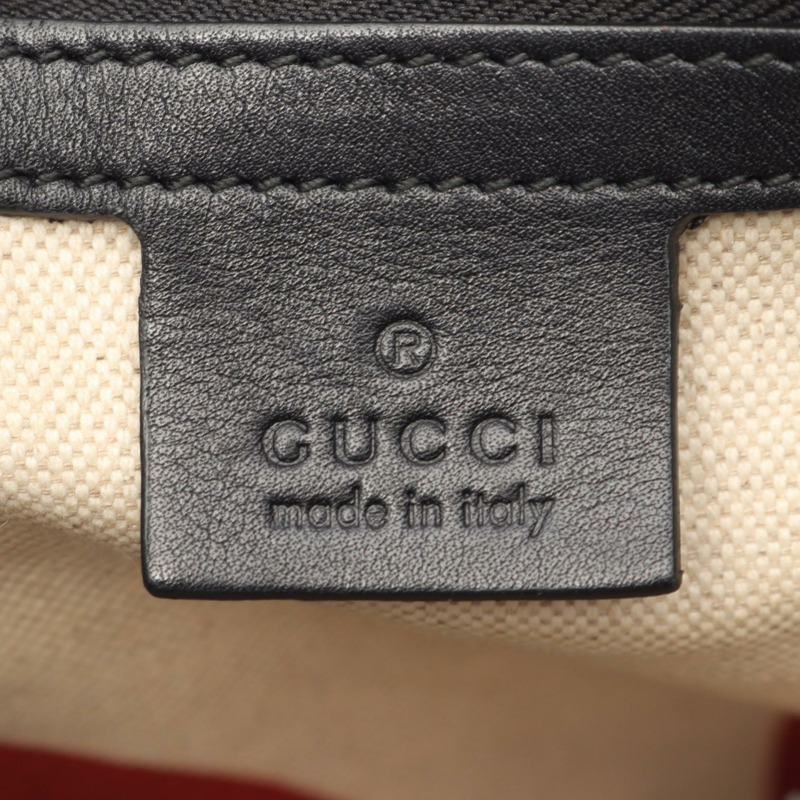 GUCCI GG Supreme 老虎肩背手提包 450950 帆布皮革 米色 二手 男女通用-3