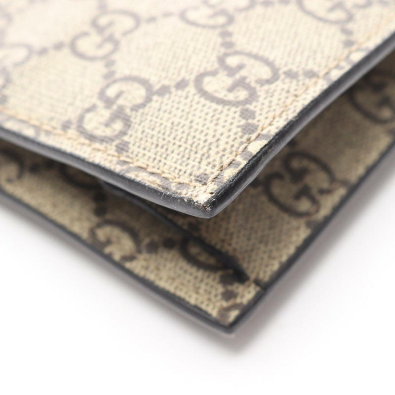 GUCCI GG Supreme 老虎肩背手提包 450950 帆布皮革 米色 二手 男女通用-5