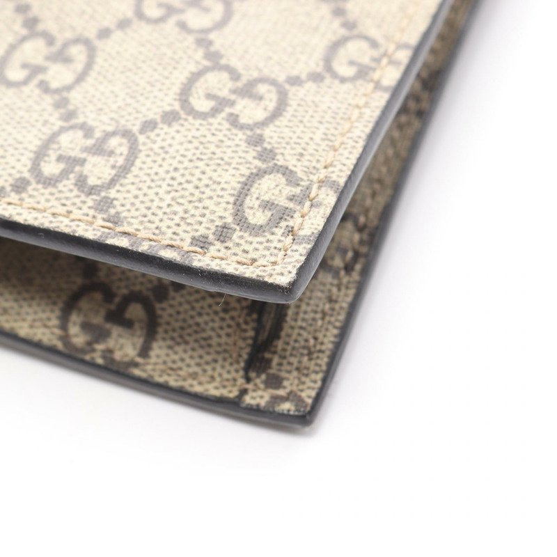 GUCCI GG Supreme 老虎肩背手提包 450950 帆布皮革 米色 二手 男女通用-6