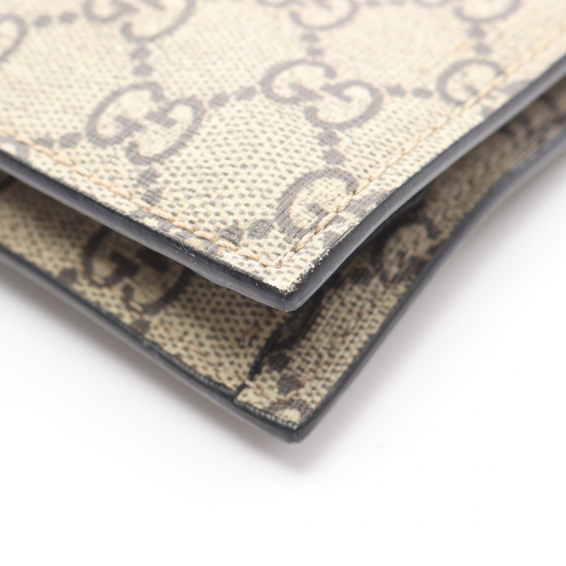 GUCCI GG Supreme 老虎肩背手提包 450950 帆布皮革 米色 二手 男女通用-8