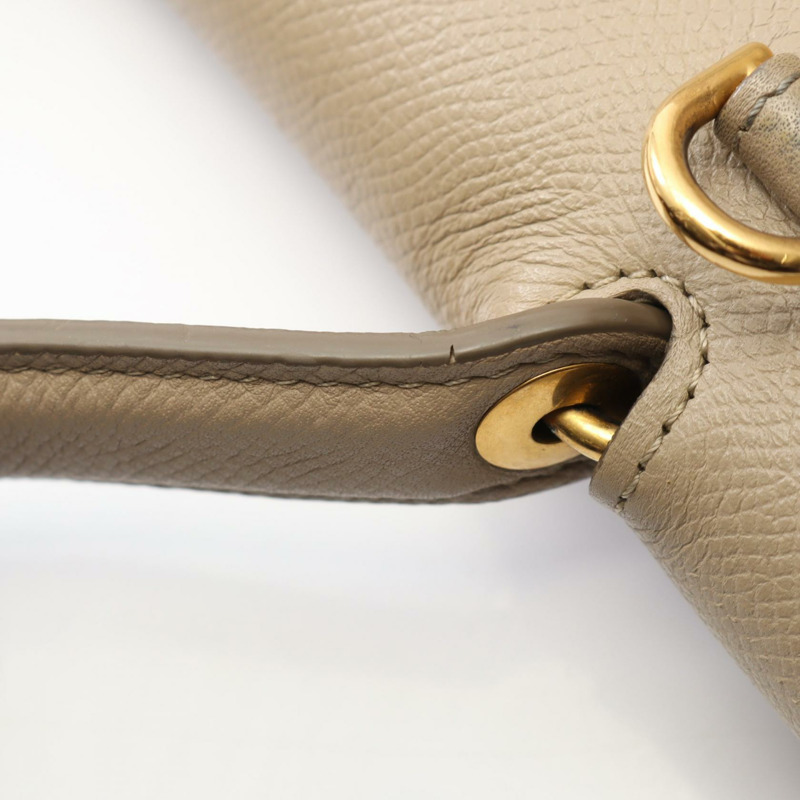 CELINE BELT BAG MICRO 單肩手提斜背包 180153 皮革 米色 二手 女士-11