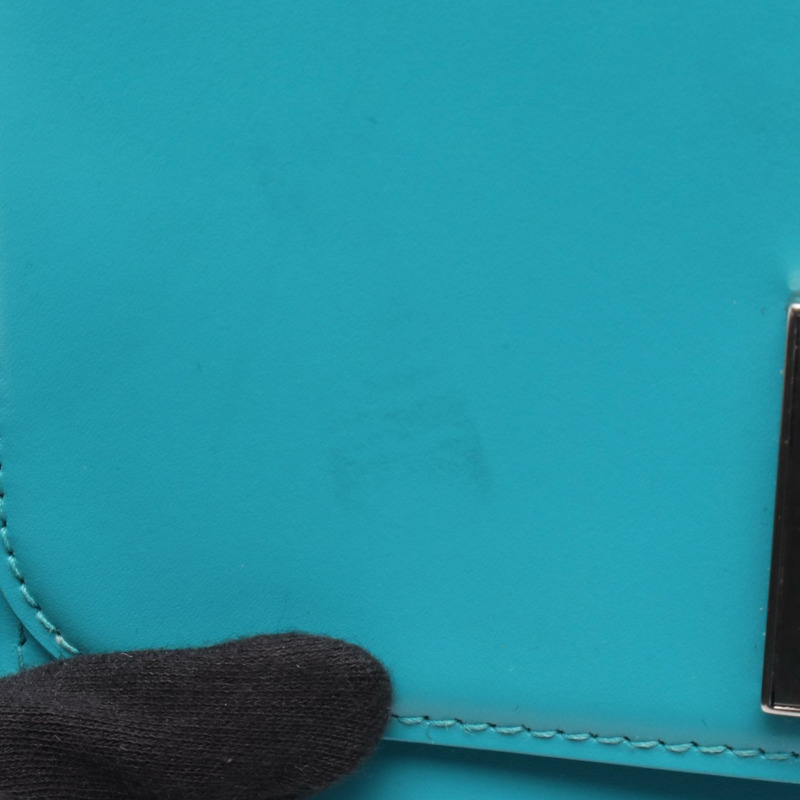 BALENCIAGA 肩挎斜背包 592898 皮革 藍色/綠松石色 二手 女士-6