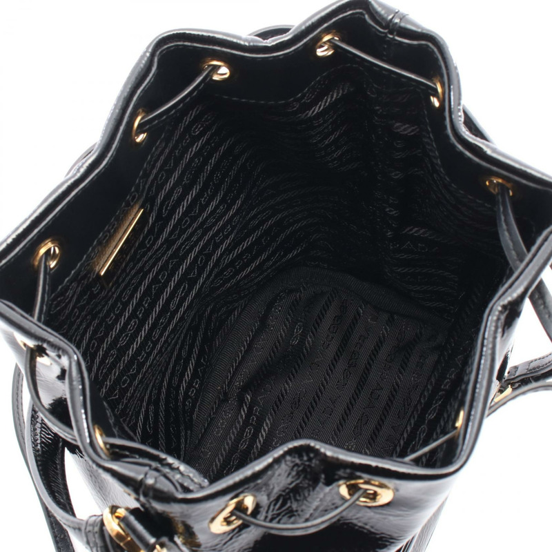 PRADA Duet 水桶單肩手提包 1BH038_2DNT_F0002_V Naplak 漆皮-2