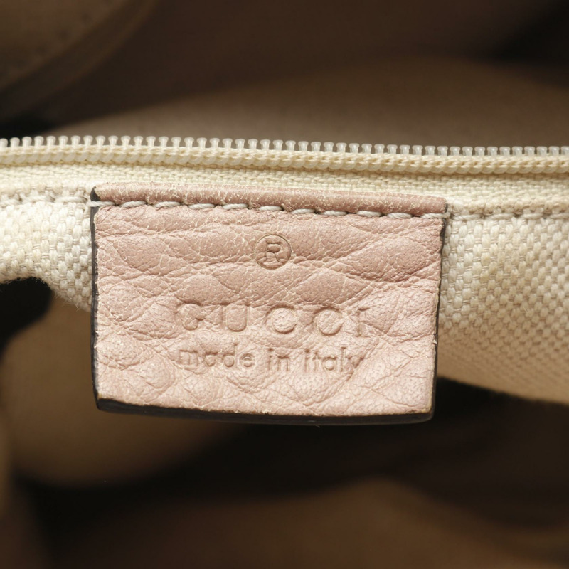 GUCCI Sukey 肩挎斜背包 247902 皮革 粉紅色 二手 女士-3