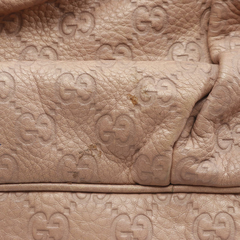 GUCCI Sukey 肩挎斜背包 247902 皮革 粉紅色 二手 女士-9