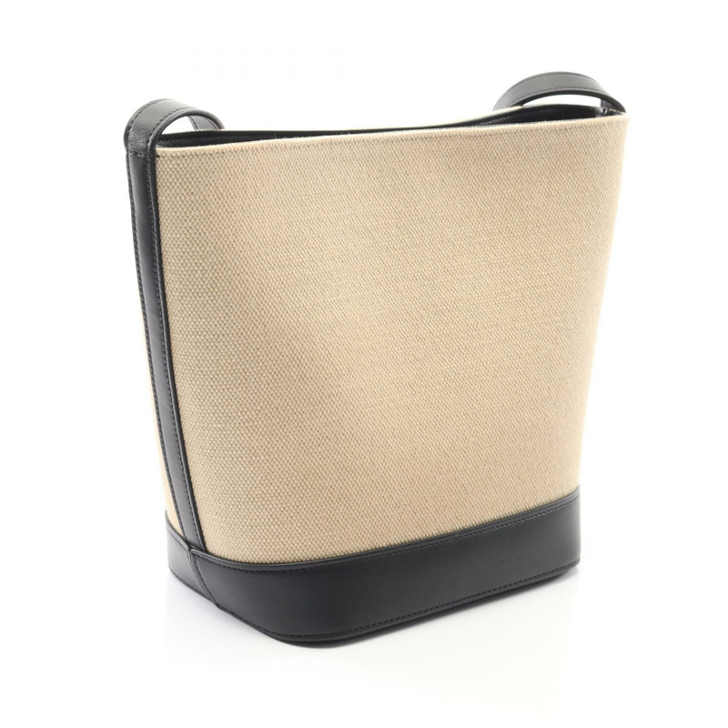 CELINE 小號水桶 cuir triomphe 肩斜背包 帆布 皮革 天然-1