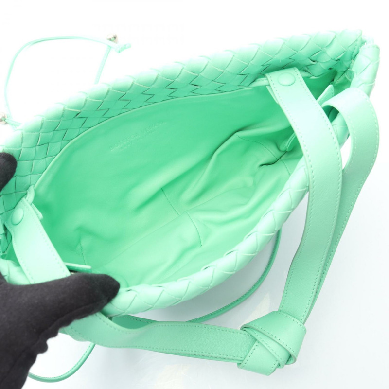 BOTTEGA VENETA THE BULB SMALL Intrecciato 單肩包 手提包 651811 皮革 綠色-2