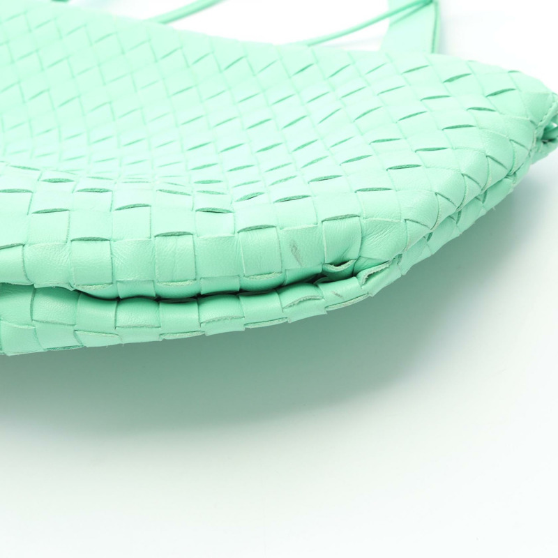 BOTTEGA VENETA THE BULB SMALL Intrecciato 單肩包 手提包 651811 皮革 綠色-5