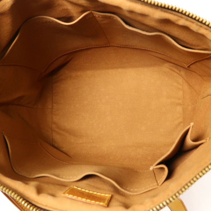 LOUIS VUITTON Monogram Palermo PM金扣手挽肩背兩用袋棕色-4