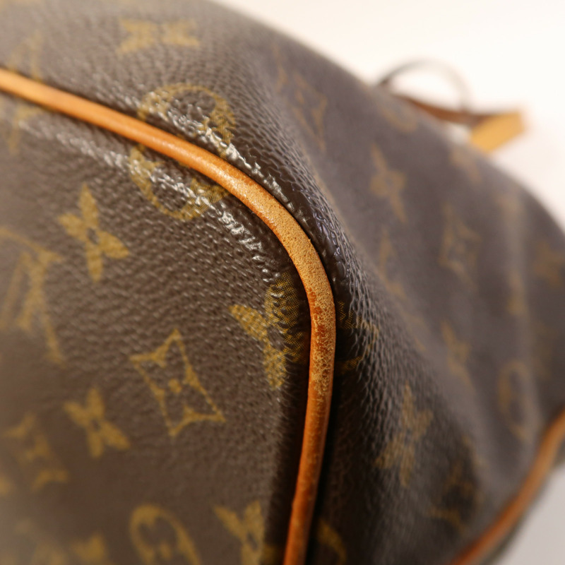 LOUIS VUITTON Monogram Palermo PM金扣手挽肩背兩用袋棕色-10