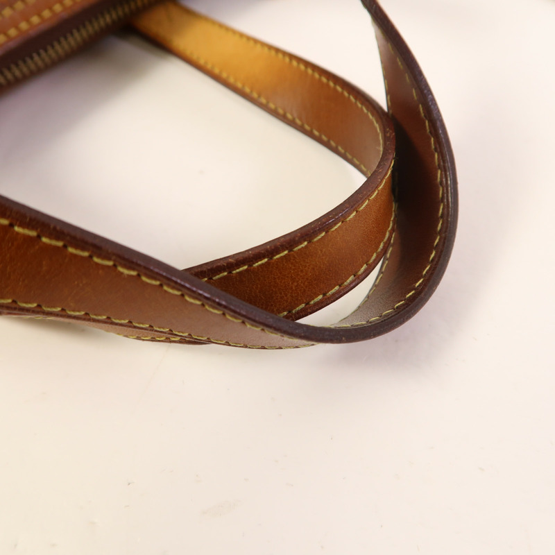 LOUIS VUITTON Monogram Palermo PM金扣手挽肩背兩用袋棕色-15