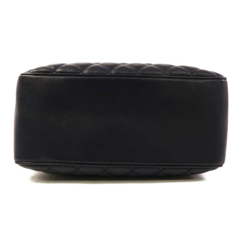 CHANEL 牛皮皮革2 Way Shoulder金扣手挽肩背兩用袋-3