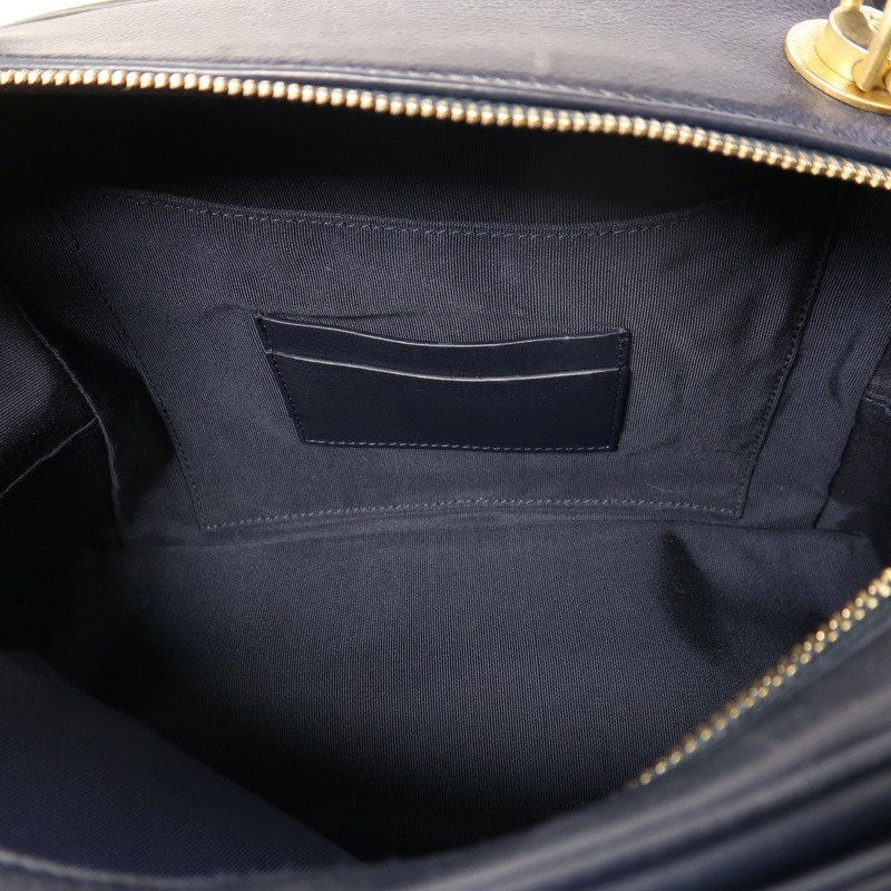 CHANEL 牛皮皮革2 Way Shoulder金扣手挽肩背兩用袋-4