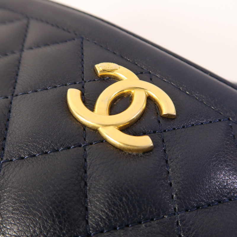 CHANEL 牛皮皮革2 Way Shoulder金扣手挽肩背兩用袋-9