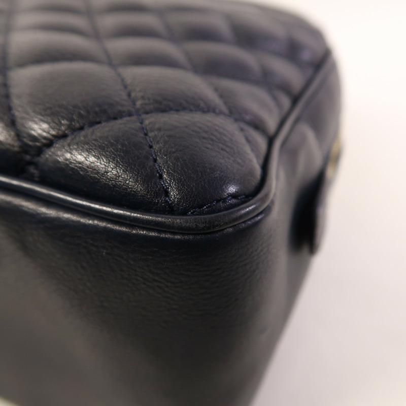 CHANEL 牛皮皮革2 Way Shoulder金扣手挽肩背兩用袋-11