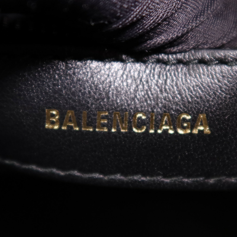 BALENCIAGA 牛皮皮革Ville Small銀扣手挽肩背兩用袋-5