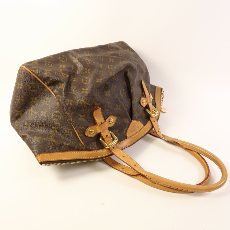 LOUIS VUITTON Monogram Tivoli GM金扣肩背袋-7