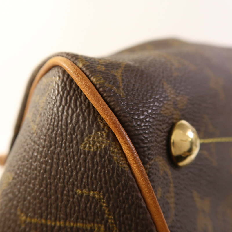 LOUIS VUITTON Monogram Tivoli GM金扣肩背袋-11