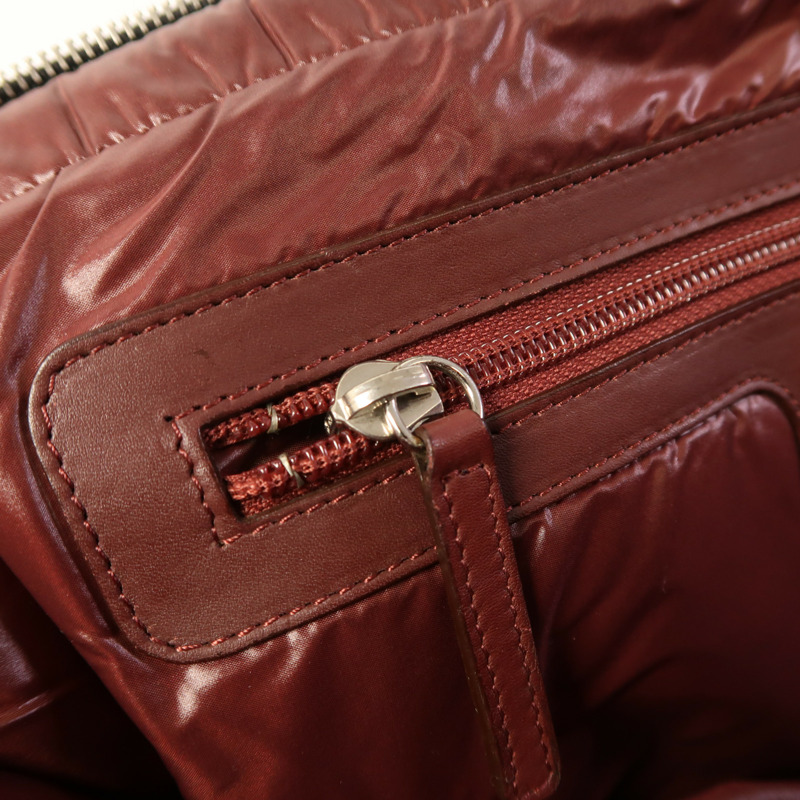 CHANEL 帆布Coco Cocoon銀扣肩背袋-15